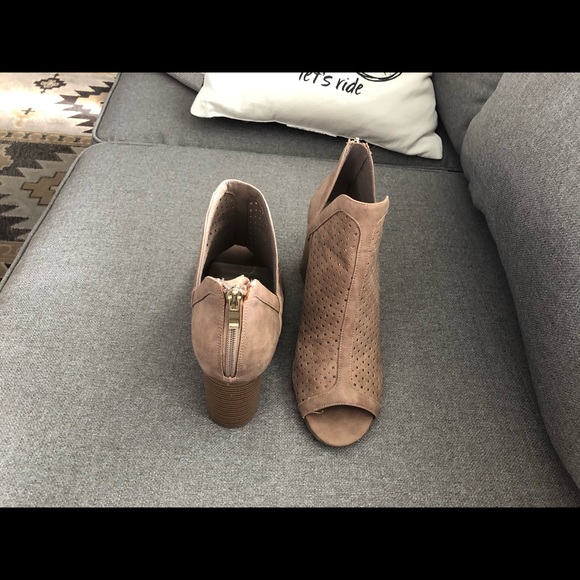 Peep Toe Booties - Picture 2 of 3